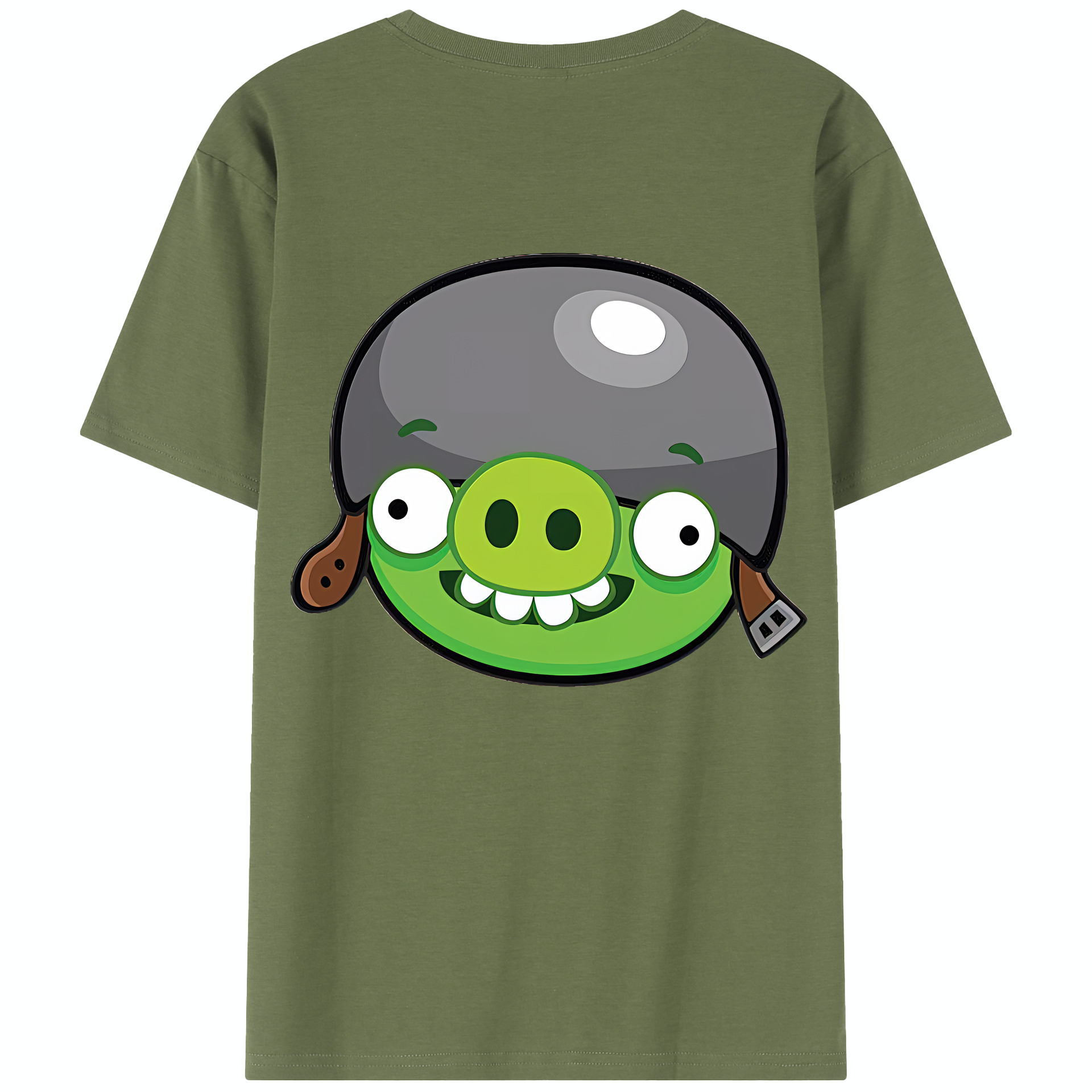 （画像用） Angry Birds アングリーバード 綿100％半袖Tシャツ（背面プリント）